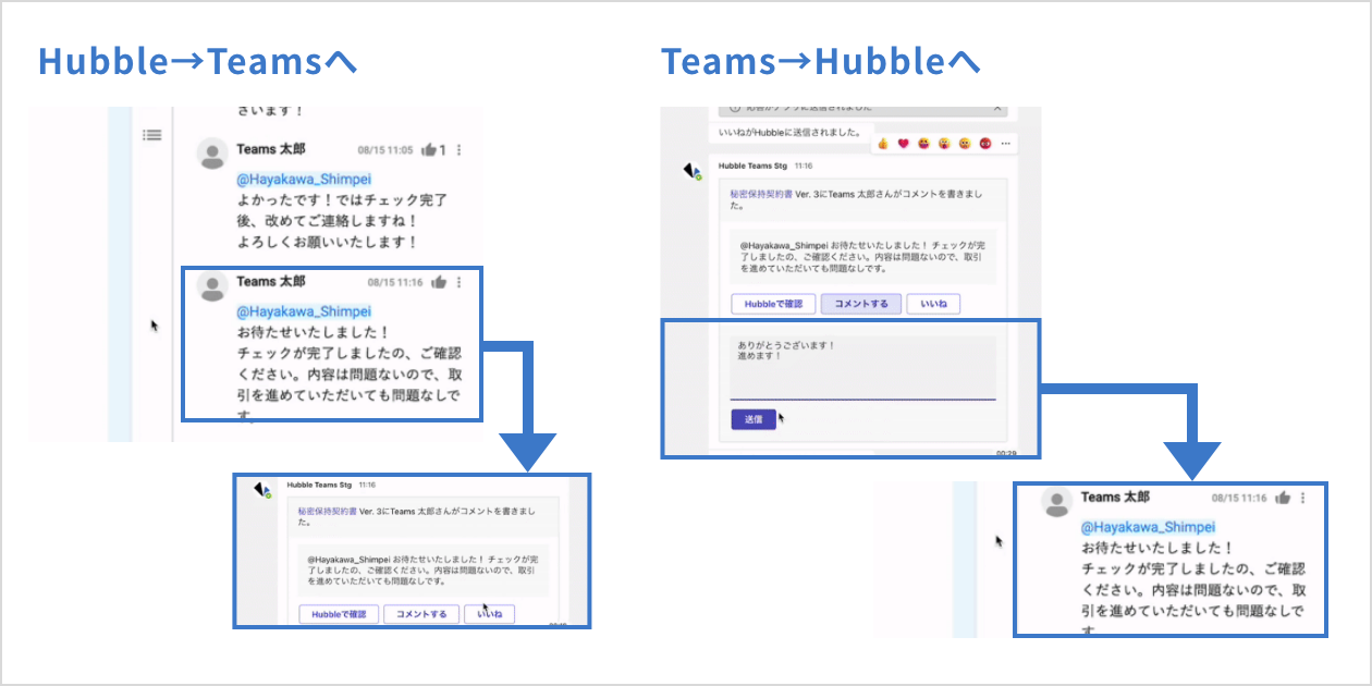 通知・コメントを全てTeamsに集約